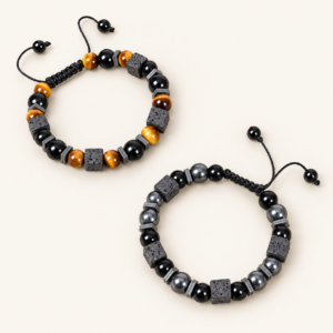 Pulsera ajustable con piedras de imitación