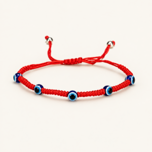 Pulsera ajustable con varios ojos turcos