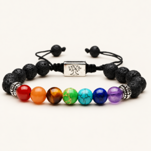 Pulsera ajustable de 7 chakras