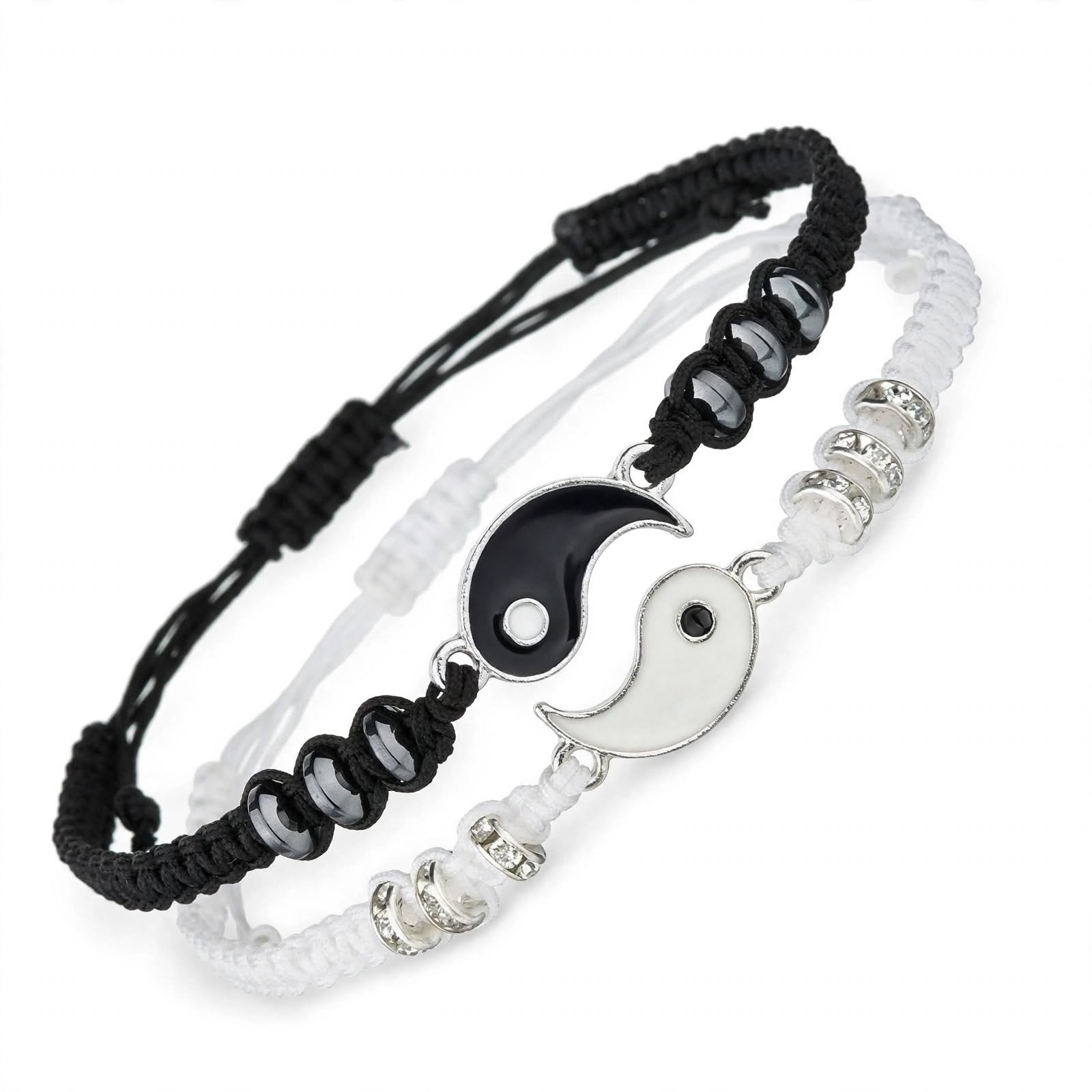 Juego de pulseras yin-yang para compartir - Imagen 3