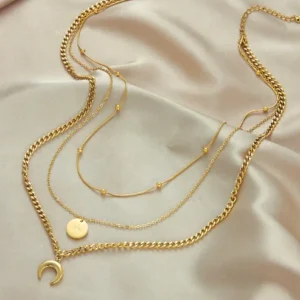 Collar mujer de acero quirúrgico