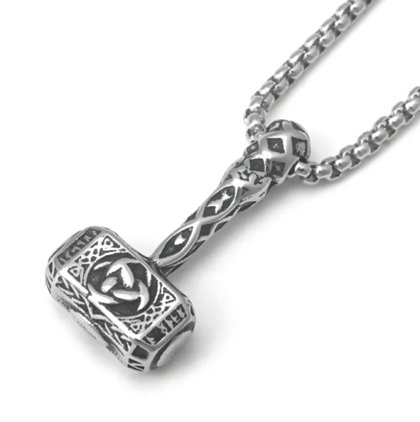 Collar con dije martillo - Imagen 2
