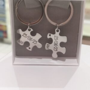 Llaveros Puzle Personalizados Grabado Laser