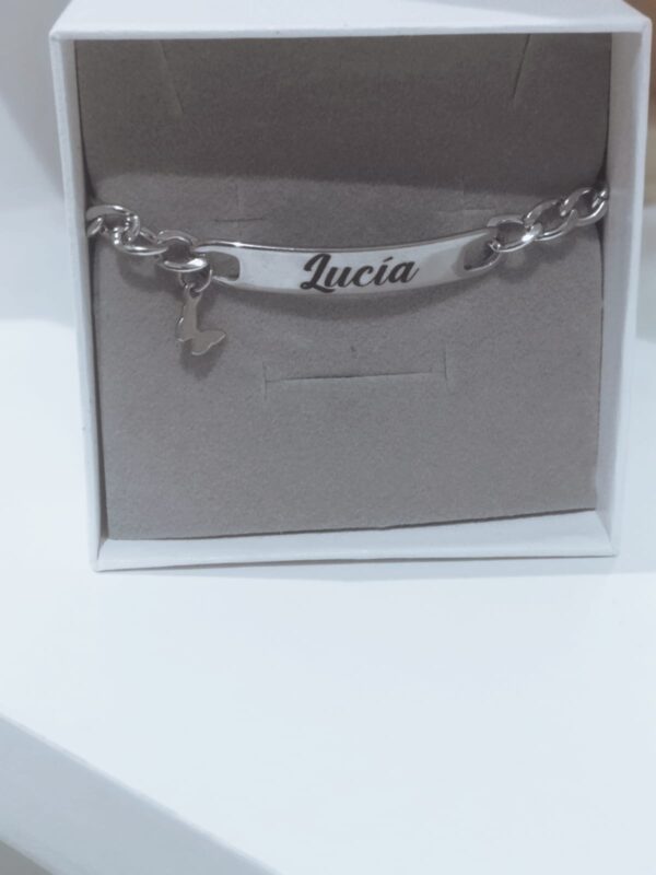 Pulsera Personalizada Con Dije Mariposa