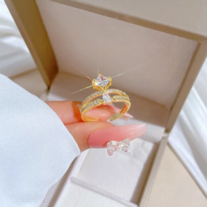 Anillo abierto corona