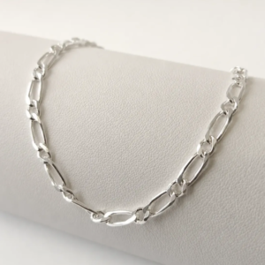 Pulsera modelo figaro plata 925