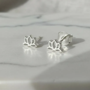 Caravanas miniaturas flor de loto