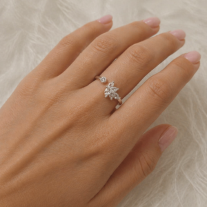 Anillo espiga punto de luz