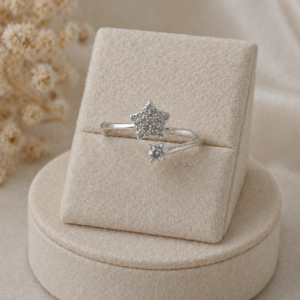 Anillo estrella abierto