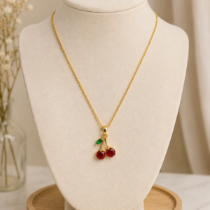 Collar cadenita con dije cherry