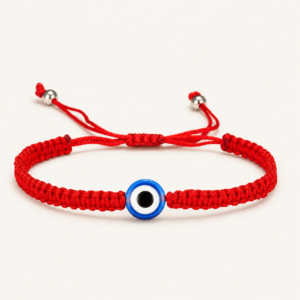 Pulsera de ojo turco trenzada
