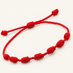 Pulsera ajustable de 7 nudos