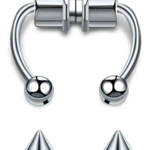 Piercing septum falso de acero quirúrgico