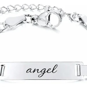 Pulsera infantil personalizada de 12 cm con grabado láser