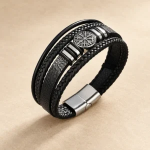 Pulsera de hombre con símbolo Nórdico