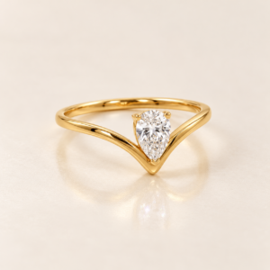 Anillo con circonita de acero quirúrgico