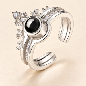 Anillo Te Amo 100 idiomas ajustable