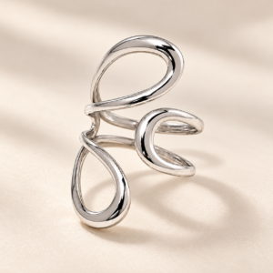 Anillo doble lazo de acero quirúrgico