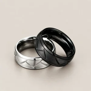 Anillo Cruzader de acero quirúrgico