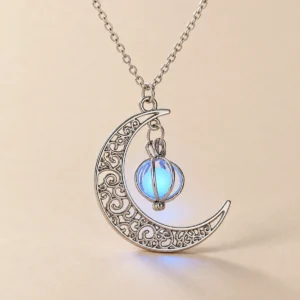 Collar luna luminoso