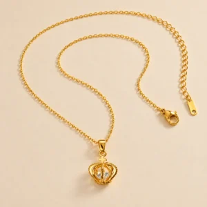 Cadenita con dije corona