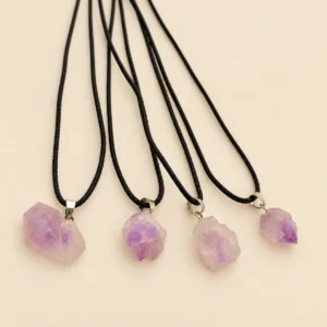 Collar Colgante Piedra Amatista