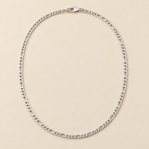Collar de Cadena para Hombre de Acero Quirúrgico de 50 cm