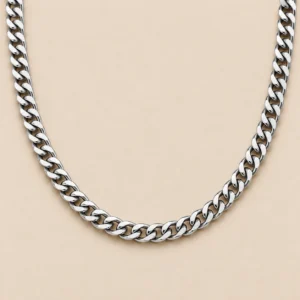 Collar Cadena Grumet Acero Quirúrgico 60 Cm