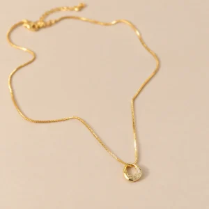 Collar Dorado dije con Strass