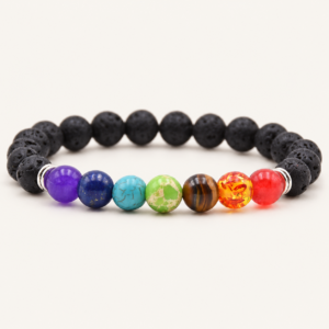 Pulsera elástica de 7 chakras