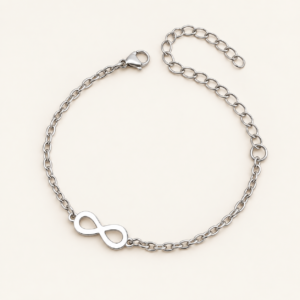 Pulsera infinito de acero quirúrgico